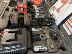 RIDGID RP 340 18V ProPress Press Tool Kit for copper pipe. w/ Jaws 1/2-2&rdquo; 350