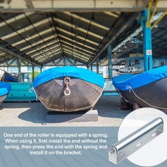 4 Sets 1.5&rdquo; Diameter Conveyor Rollers with Stands 10&rdquo; silver