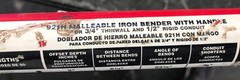GB Electrical Hand Bender 921H