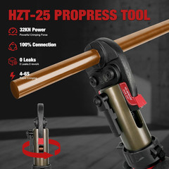 MINI Press Tool for Copper Pipe, Pro Lightweight Crimping Tool Battery Powered C