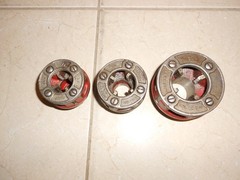 RIDGID OO-R PIPE THREADING DIES 1/2&Prime;, 3/4&Prime;, & 1&Prime;