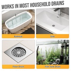 10PCS Drain Snake Kit, 63&Prime; Heavy Duty Plumbing Auger, 60&Prime; Sink Snake Brush, 2&hellip;