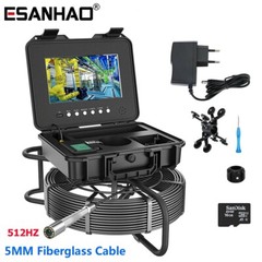100M 10.1&Prime; Monitor Sewer Camera Pipe Inspection Camera with 512hz Locator DVR