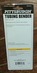 PITTSBURGH 1/8&Prime; to 1/4&Prime; Tubing Bender #94571