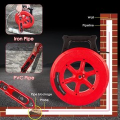 Pipe Blockage Detector, Water Locator Underground Diagnostic-Tool 20m