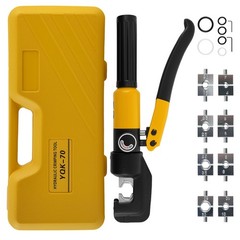 Hydraulic Crimper Crimping Tool Wire Battery Cable Lug Terminal 10 Ton