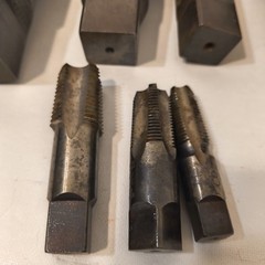 Pipe Taps Set Of 7 Greenfield, Rigid, Morse & More-Flutes Between 4-7 USA Made