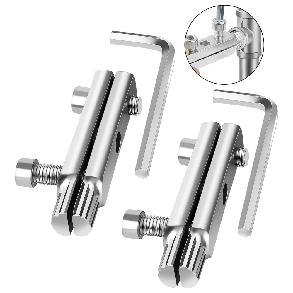 2pcs Broken Pipe & Stripped Screw Extractor Set 1/2&Prime; 3/4&Prime; Faucet Remover Tool