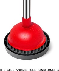 JHJEWH Plunger Tray Mat,Universal Toilet Holder Drip Black