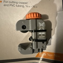 HDX Junior Tube PVC & Copper Pipe Cutter Cuts 1/8&Prime;- 5/8&Prime; Size Pipes SHIPS FAST!