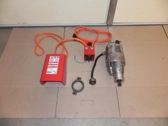 RIDGID 535 early style Motor W foot switch, FOR/REV switch, complete recondition