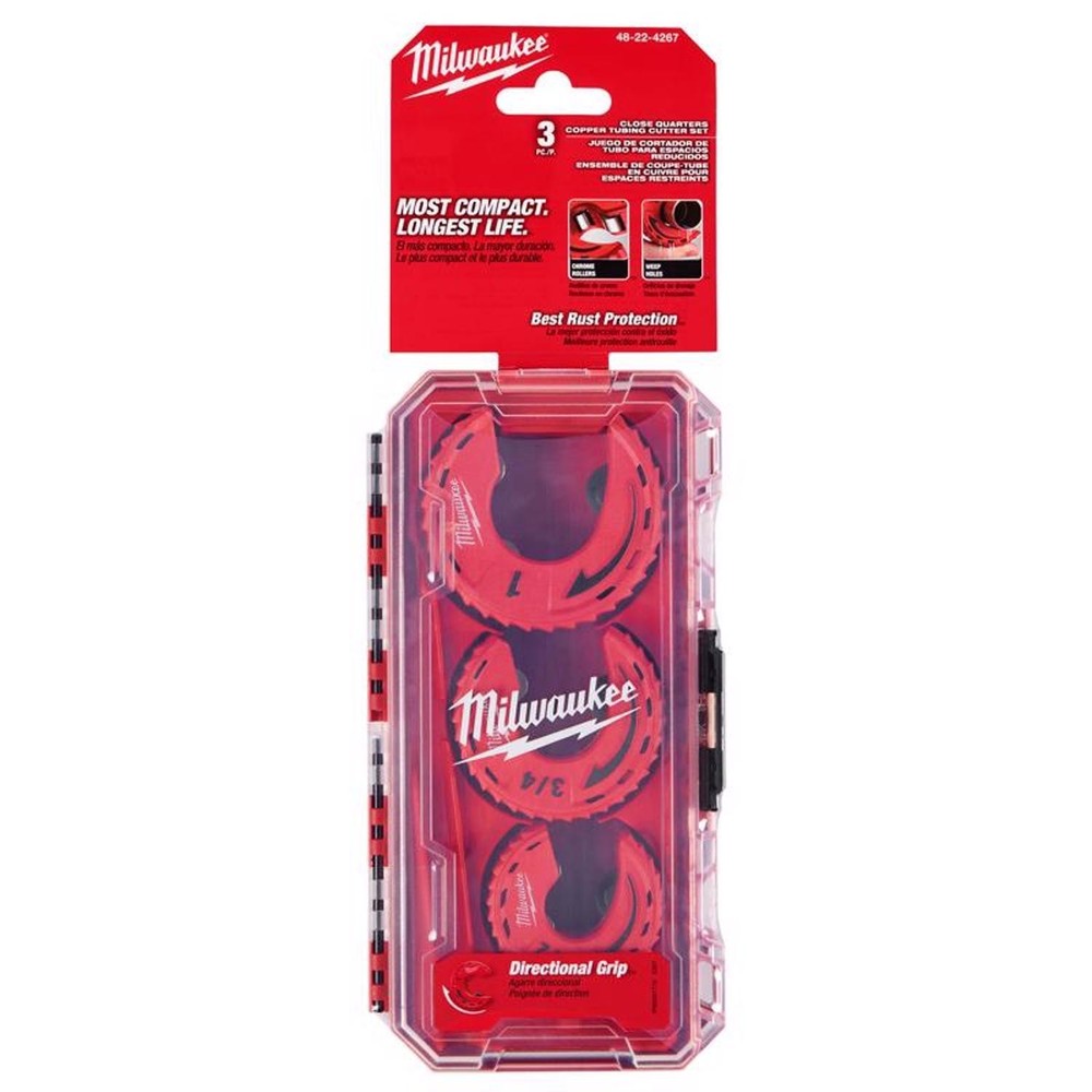 Milwaukee 48-22-4267 Close Quarters Tubing Cutter Set &ndash; 3 PCS