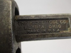 RIDGID Tools 8&Prime; PIPE WRENCH Ridge Improved Stillson # H1 Forged Made in USA VGC