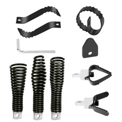 8Pcs Drain Snake Drill Attachment Cutter and Auger Set for50-100FT Drain Machine
