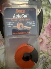 1/2-inch AutoCut Copper Tubing Cutter by General Pipe Cleaners, Model: ATC12