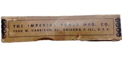 Vintage IMPERIAL BRASS CHICAGO Flaring Tool No. 195-F 1/4&Prime; &ndash; 5/8&Prime; Set USA