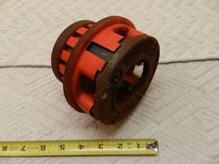 Ridgid 37410 12R 1-1/2&Prime; NPT Ratcheting Pipe Threading Die Head Complete