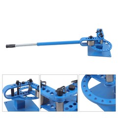 Premium Pipe Tube Bender 1&rdquo;-3&rdquo; inch Manual Tube Bender w/ 7 Dies Tubing Metal