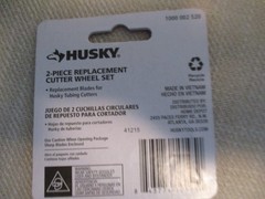 Husky 2-piece Replacement cutter wheel set 1000 002 520 NEW