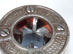 RIDGID 00R Pipe Threader Die Head Set 1&Prime;, 3/4&Prime;, 1/2&Prime;, 1/4&Prime;, Sharp Dies
