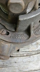 ANTIQUE RIDGID TOOL CO NO.65-R RIGID 1&Prime; TO 2&Prime; RATCHET PIPE THREADER