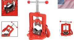 Heavy Duty Cast Iron Pipe Vice &ndash; 0.4 to 2.4 Inches Capacity, Durable & Portable
