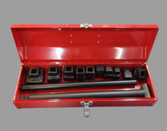 Plumbing cleanout plug wrench set &ndash; plumbing tool &ndash; cleanout cap &ndash; Steel case