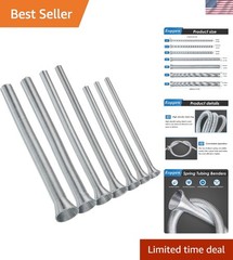 7-Piece Spring Steel Tubing Bender Kit: Precision Bending for Copper & Brass