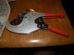 2-1/8 In. Ratcheting PVC Pipe Cutter with Dipped Grips