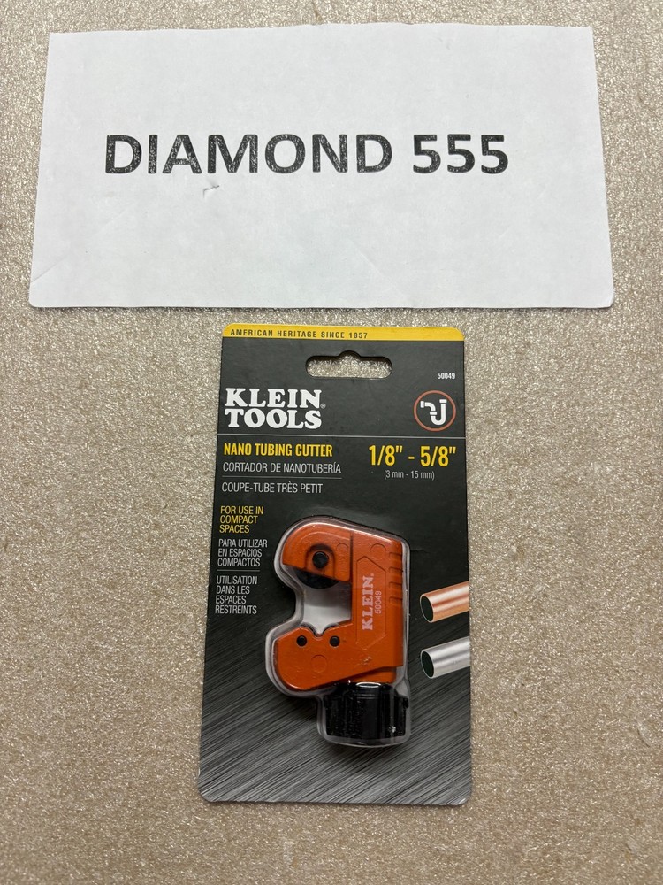 Klein Tools 50049 Nano Tubing Cutter 1/8&Prime; &ndash; 5/8&Prime; | 0497