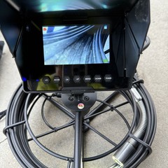 30M Drain Sewer Pipe Inspection Camera 23mm Industrial Endoscope 4.3&Prime; Monitor