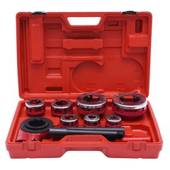 7 Dies BSPT Ratchet Pipe Threader Set Threading Machinew/Handle Ratchet 3/8&Prime;-2&Prime;