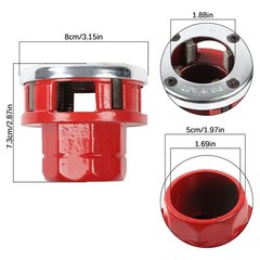 Ratchet Pipe Threader Kit Replacement 1-1/4-inch Dies Set Pipe Die