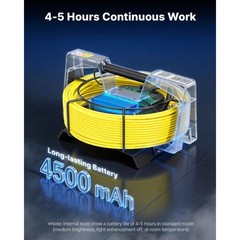 Wireless Sewer Camera: 164ft Cable, IP68, 1080p, WiFi Streaming to Tablet/Phone