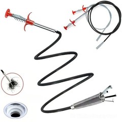 4 Claw Flexible Drain Grabber Telescopic Sewer Snake Pipe Cleaner Hair Clog 1.6