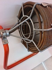 General Wire Spin-Drive Model 500 Manual Sewer Cleaner w/ 50&Prime; x 1/2&Prime; Cable
