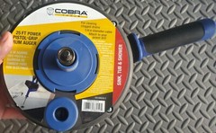 Cobra Products 86250 1/4&rdquo; In X 25&rsquo; Pistol Grip Power Drum Drain Auger Sink Drain