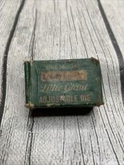 Vtg Greenfield Little Giant No. 380 Adjustable Die Set 8/4-10&rdquo;