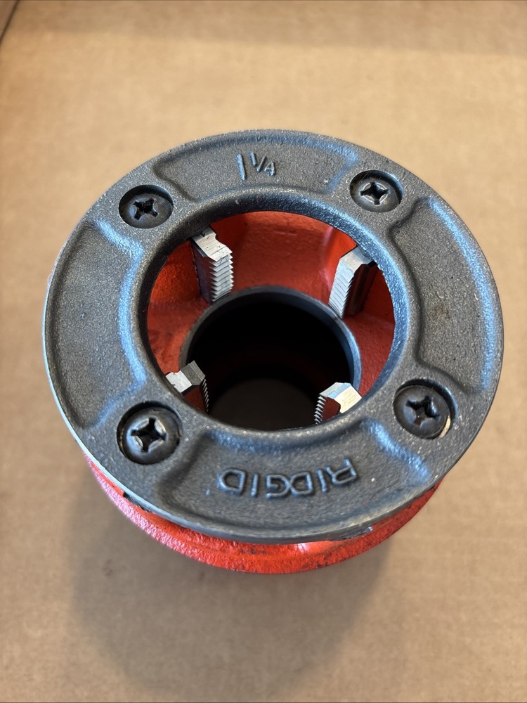 Ridgid 37405 12R NPT 1-1/4&Prime; NPT 11-1/2 Tpi Pipe Threading Die Head New In Box