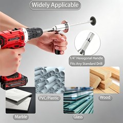 Adjustable Inside Pipe Cutter for PVC, 1.5&Prime; to 8&Prime;, Diamond Grit Wheel, 7&Prime; Depth