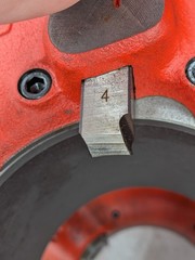 Ridgid No. 141 Manual Receding Geared Threader, 2 1/2 to 4&Prime; Pipe, #36620