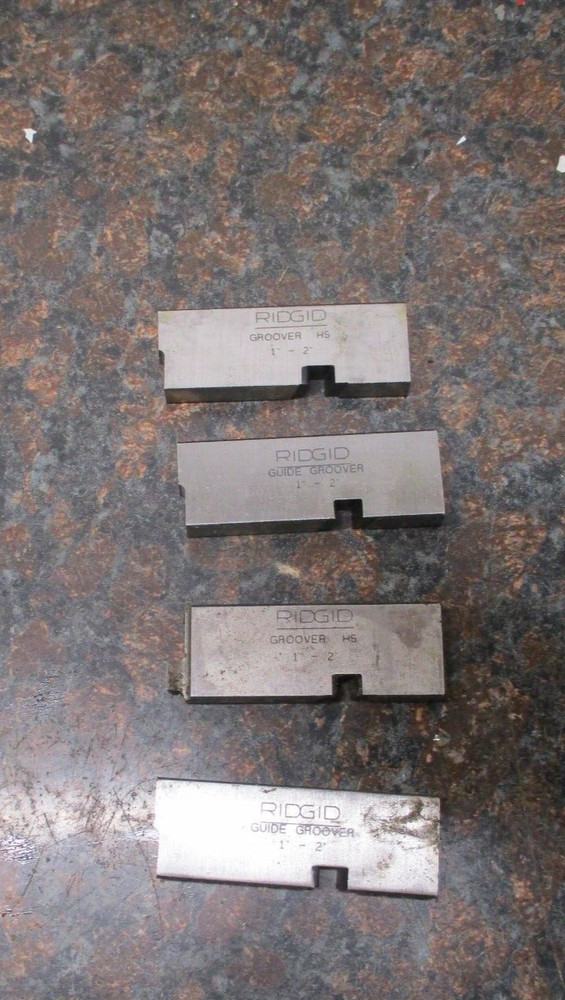 RIDGID 50985 1&Prime; &ndash; 2&Prime; Grooving Die Set, Used in Universal Die Head FREE SHIPPING