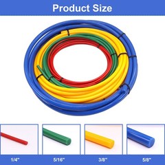 4Pcs Conditioning Copper Tubing Pipe Extension 4M, 1/4&Prime; 1/2&Prime; 3/8&Prime;&hellip;