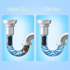 3PCS Drain Bladder Unclogger Main Sewer Line,Water-Powered Drain Cleaning Bla&hellip;