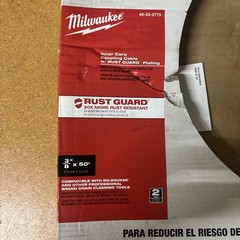 Milwaukee 48-53-2773 3/8&Prime; X 50&prime; Inner Core Coupling Cable with Rustguard #5662