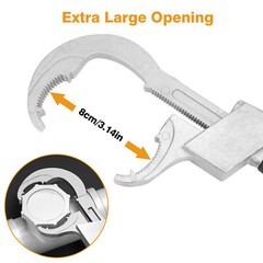 Adjustable Wrench Multifunctional Universal Open End Wrench Bathroom Repair Tool