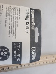 Superior Tool 35275 Aluminum Black/Silver Pipe Cutter 1/8 to 1-1/8 Dia. in.