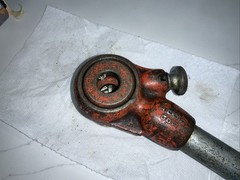 RIDGID NO. 00R PIPE THEADER WITH 18&Prime; HANDLE PLUS 1/2&Prime; DIE &ndash; U.S.A.