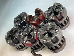 REED MFG CO Pipe Threader Die Ratchet 6-Die Heads&5-Dies 1/4,3/8,1/2NPT,1/2-13NC