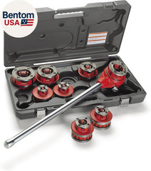36475 Exposed Ratchet Threader Set, Model 12-R Ratcheting Pipe Threading Set of